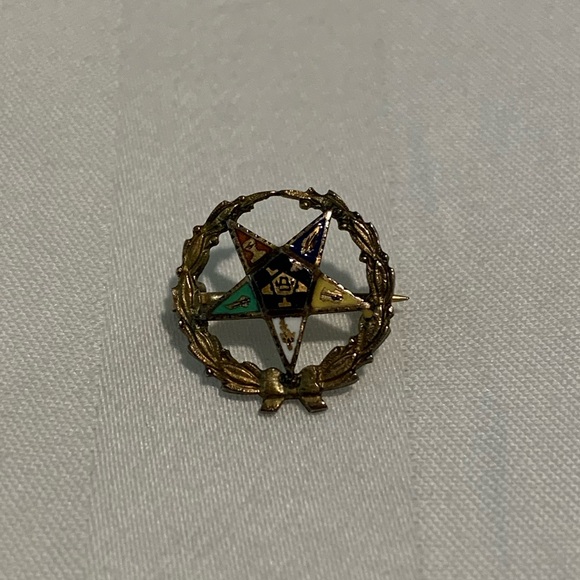 Vintage Masonic Order Of The Eastern Star Pin - Picture 3 of 8